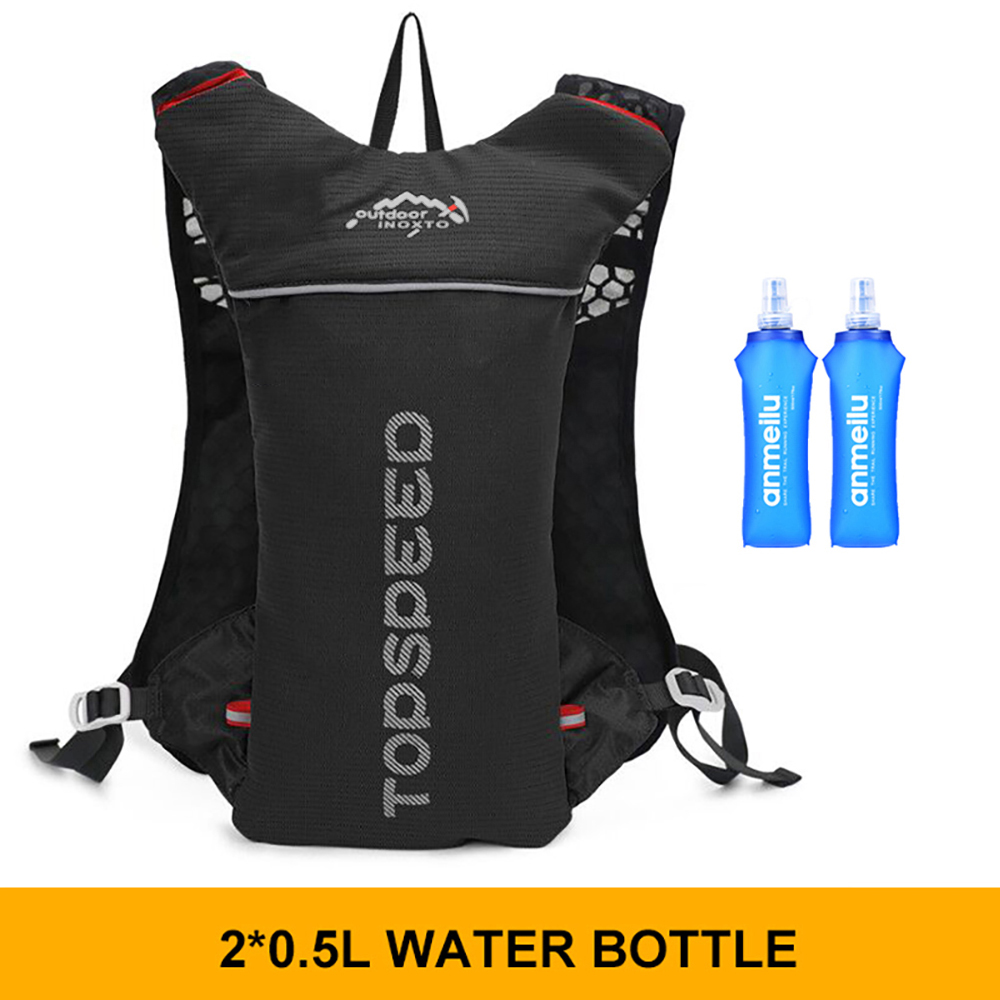 Ultralichte rugzak voor trailrunning, hardloopvest, ademend hardloopvest voor marathons: Gele kleur
