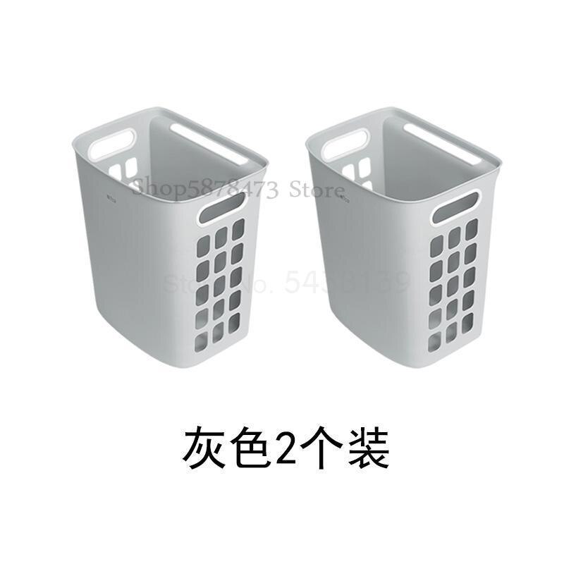 Laundry basket laundry change laundry bucket home bathroom bathroom plastic waterproof wall-mounted clothes storage basket: Old  farmer  5