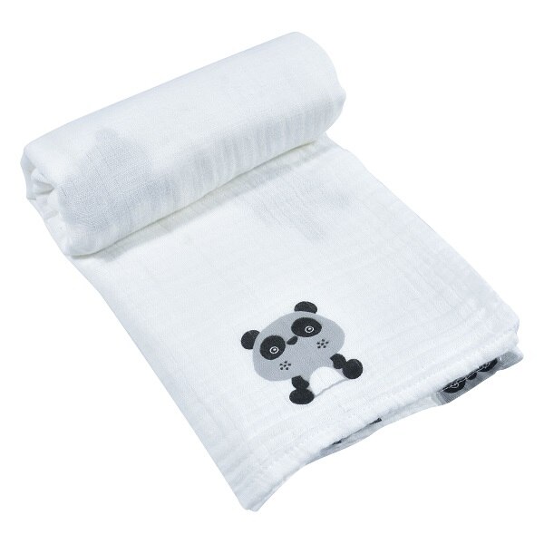 Baby produFlamingo Organic Baby Swaddle Muslin Bamboo Cotton Baby Blanket Diapers Envelope For Discharge Newborns Wrap Bedding: SJ0028