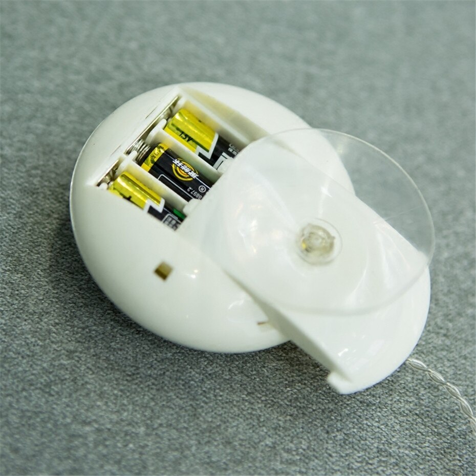 Led kerstverlichting glazen decoratie maan ster lampen raam decoratieve verlichting kindernachtlampje aaa op batterijen kerst