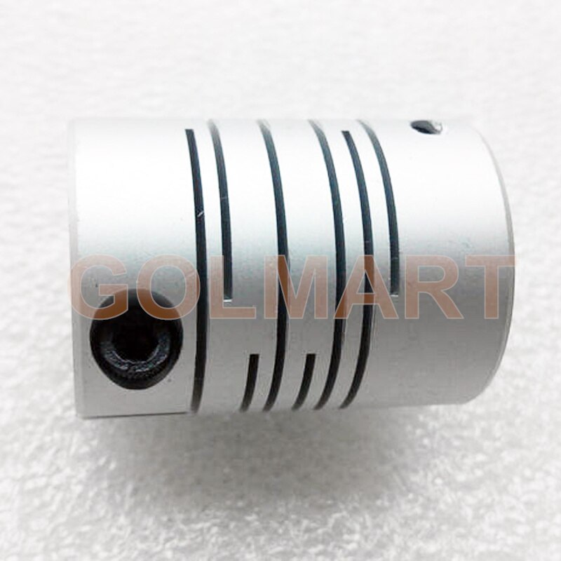 Acoplamiento flexible de aluminio para motor eléctrico, acoplador de eje de línea paralela, CNC, D38mm, 50mm