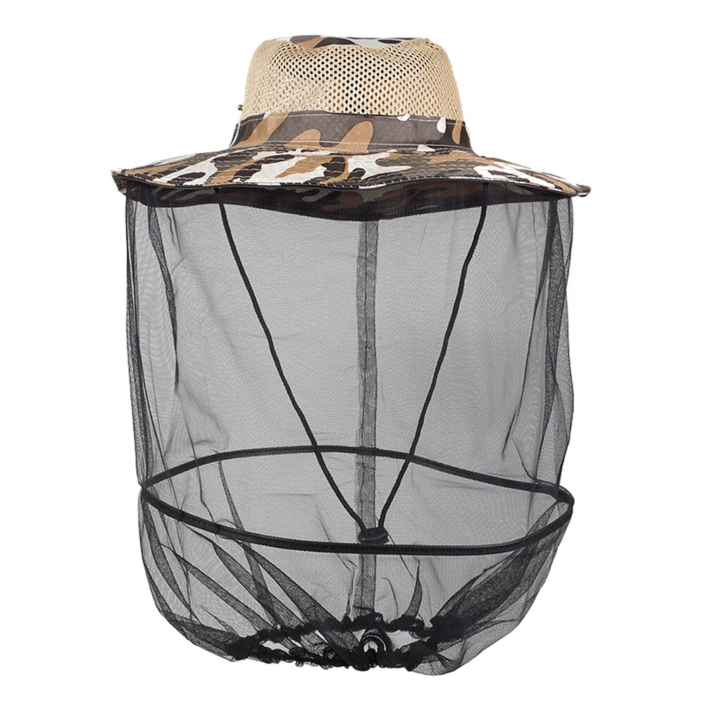 Mosquito Insect Mesh Cap Insect Hoed Vissen Hoed Bug Mesh Proof Cap Mug Hoed Hoofd Gezicht Protector Net Voor Outdoor vissen: B