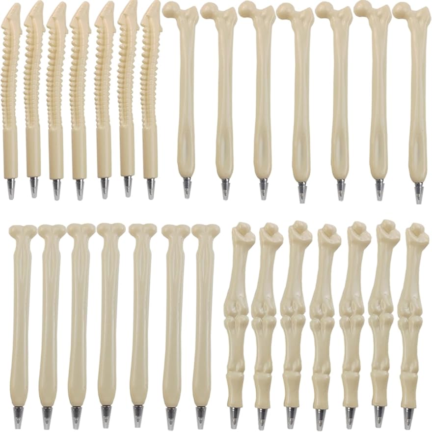 Penna a sfera in osso 5 disegni Penne novità creativo Halloween Artista Dottore Infermiere Festa Materiale scolastico per ufficio Cancelleria coreana