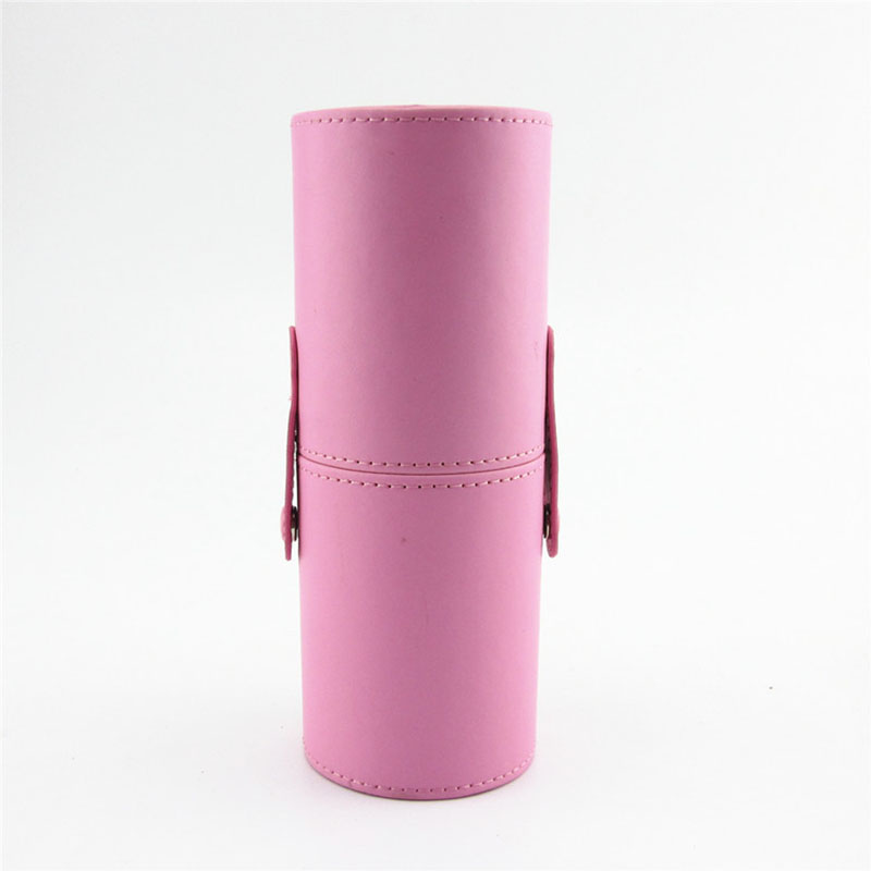 Pinceaux cosmétiques en cuir PU, pinceaux de maquillage, vide, sac d&#39;artiste pour organiser outils de maquillage, porte-stylo: pink