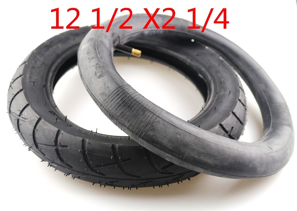 , 12 1/2X2 1/4 (62-203), neumático exterior e interior, se adapta a muchos Scooters eléctricos de Gas, Mini bicicleta de bolsillo eléctrica