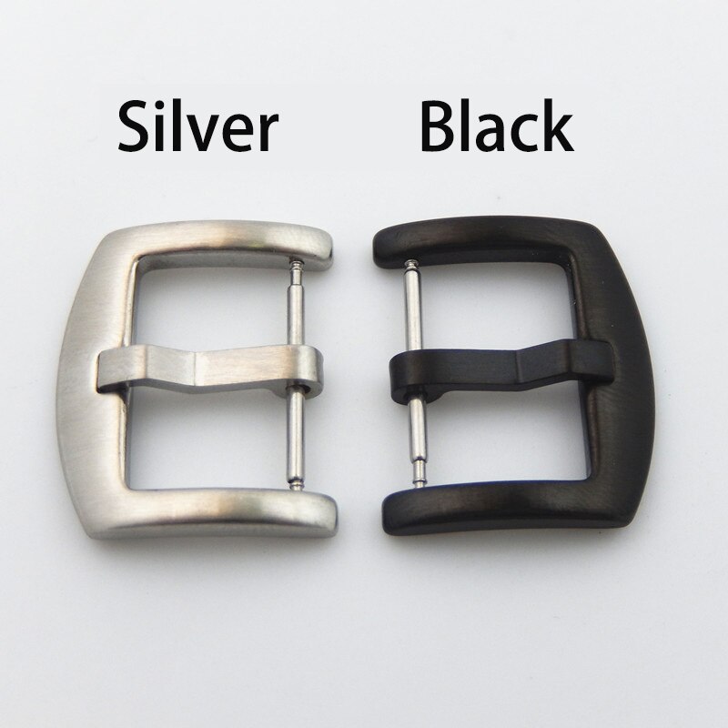 Solid Stainless Steel 304 Watch Buckle Classic Strap Buckle Solid Buckle Watch Accessories 16/18/20/22/24mm