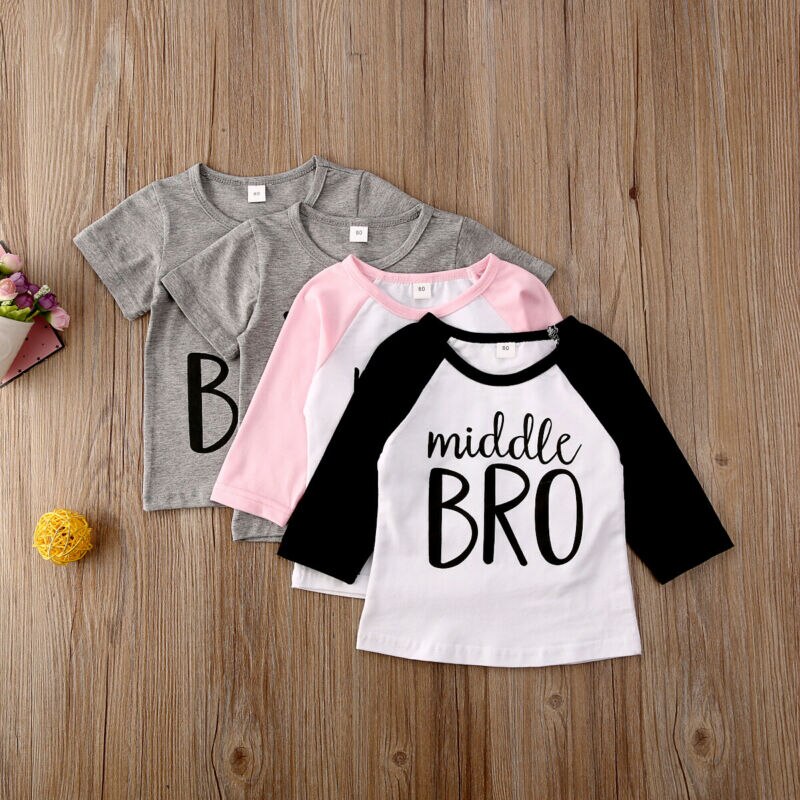 T-shirt manches longues pour enfants, col rond, décontracté, avec motif en Patchwork