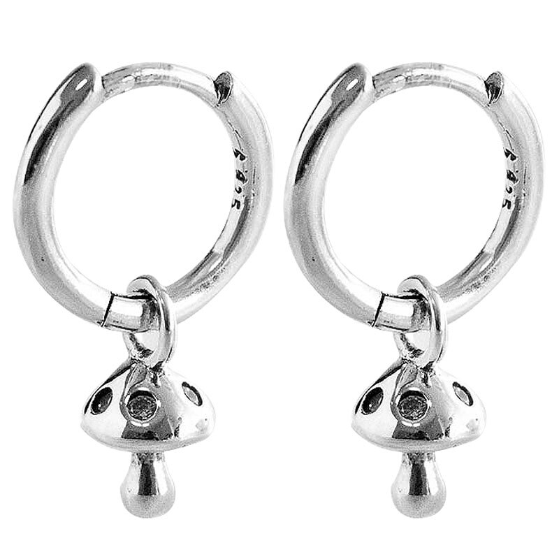 Originale Piume Appeso Acorn & Foglia Ovale Sparkle Orecchino 925 Orecchini In Argento Sterling Per Le Donne Regalo di Nozze Europa Dei Monili: 6