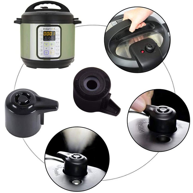 8Pcs Afdichting Ring Stoom Release Ventiel Vlotter Vlotter Vlotter Pakking Vervangende Onderdelen Voor Instant Pot Duo 5 Qt 6 Qt