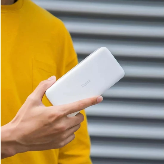 Xiaomi Redmi 20000 Mah Portable Fast Charger USB-C - 18W 2 Output Powerbank Portable Charger Fast charger Portable White