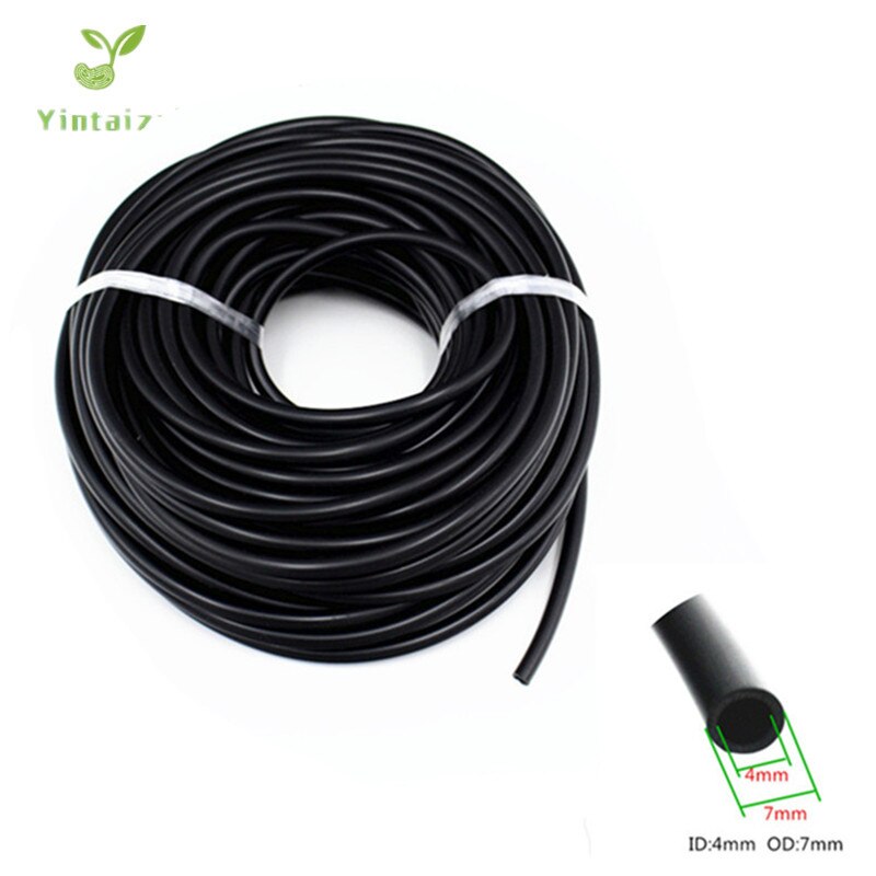 10meter 1/4inch Roll Soft PVC Micro tubing 7mmx4mm Poly Tubing Greenhouse Accessory Micro Drip Irrigation Fittings