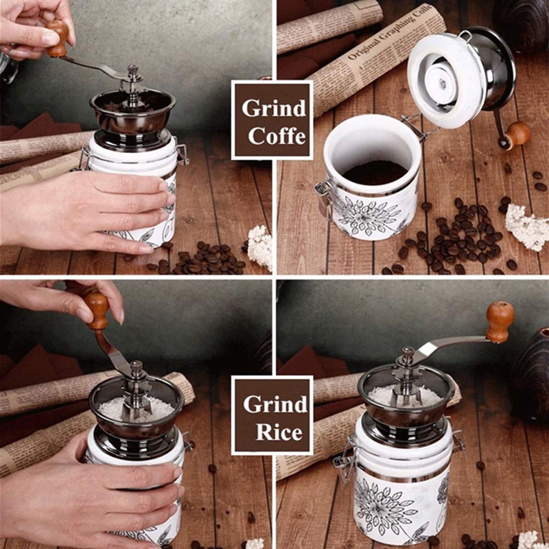 Manuelle Kaffeemühle Keramik Kern Kaffee Hand Mühle Coffeeware Kaffee Bohnen Pfeffer würzen Schleifer Keramik Schleifer Maschine