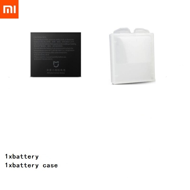 KingMa Original Dual Ladegerät Batteies Ladung fallen Original Mijia Batterie Für Xiaomi Mijia Mini 4K Aktion Kamera Zubehör: Batterie und Fall