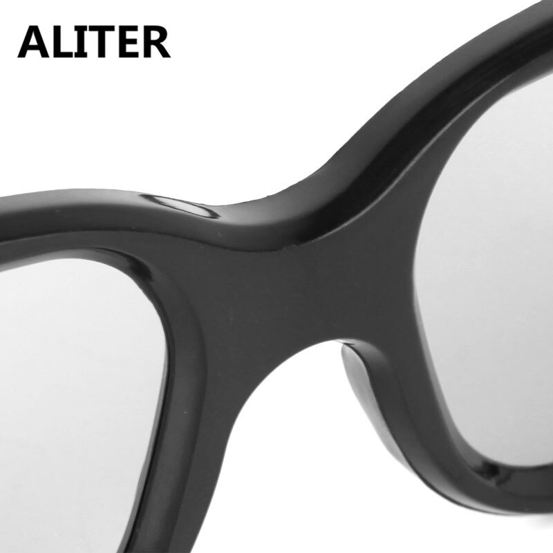 ALITER polarisé passif lunettes 3D noir H3 pour TV réel D 3D cinémas