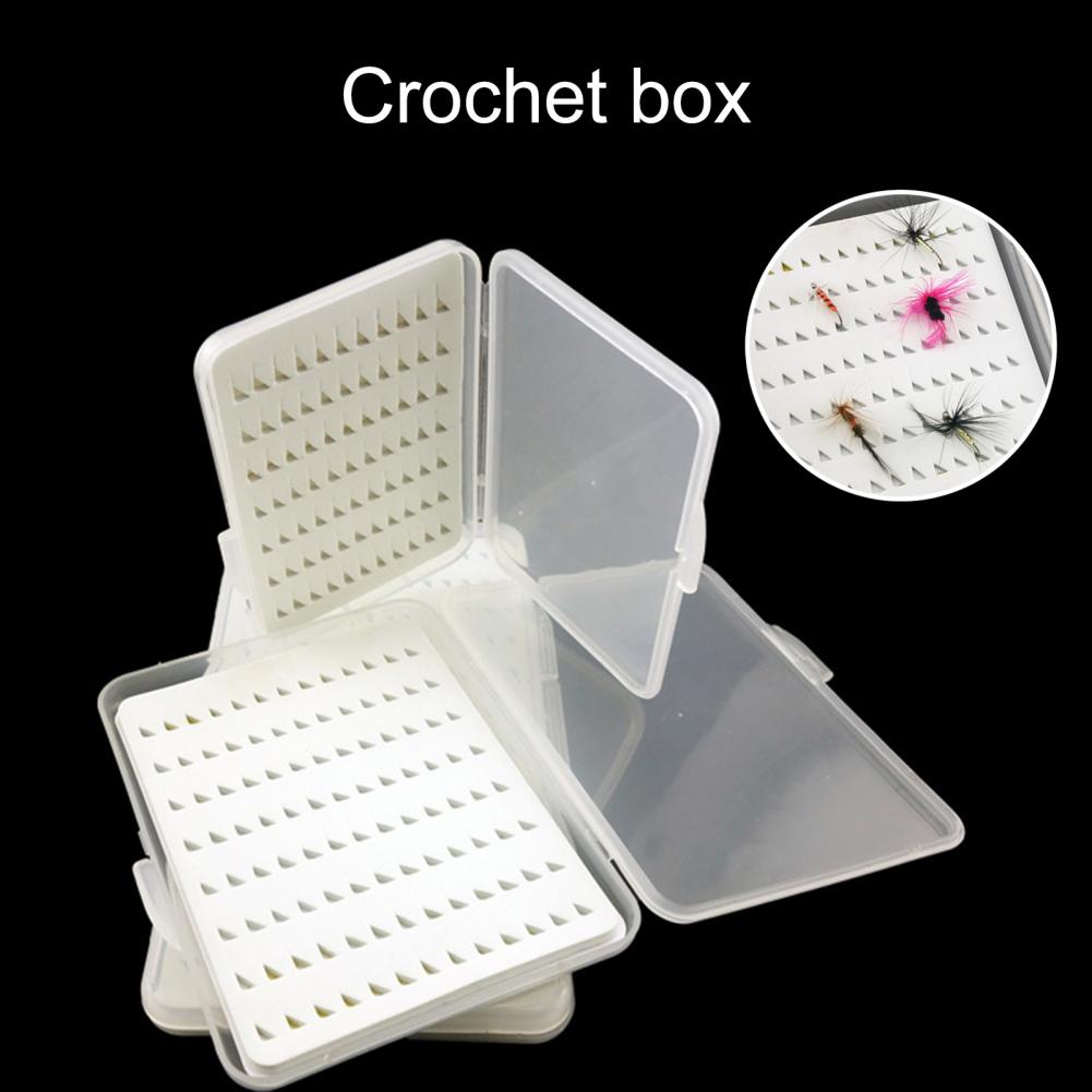 Fishing Tackle Box Lightweight Large Capacity ABS Triangle Foam Translucent Bait Organizer for Sea Ocean