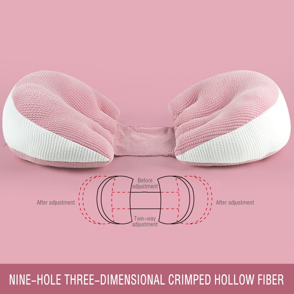 Oreiller de soutien latéral multifonction en forme de U pour grossesse, coussin de soutien pour le ventre et le dos