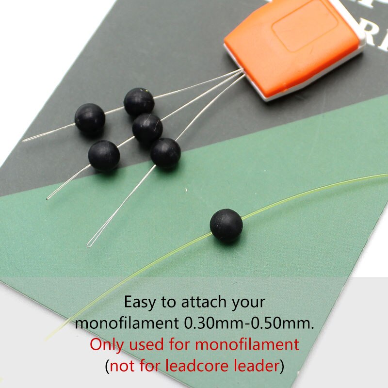 3 Packs Carp Fishing Hook Chod Rigs Accessories Heli Chod Beads Fishing Rigs Connector Stop Beads Terminal Tackle Equipment