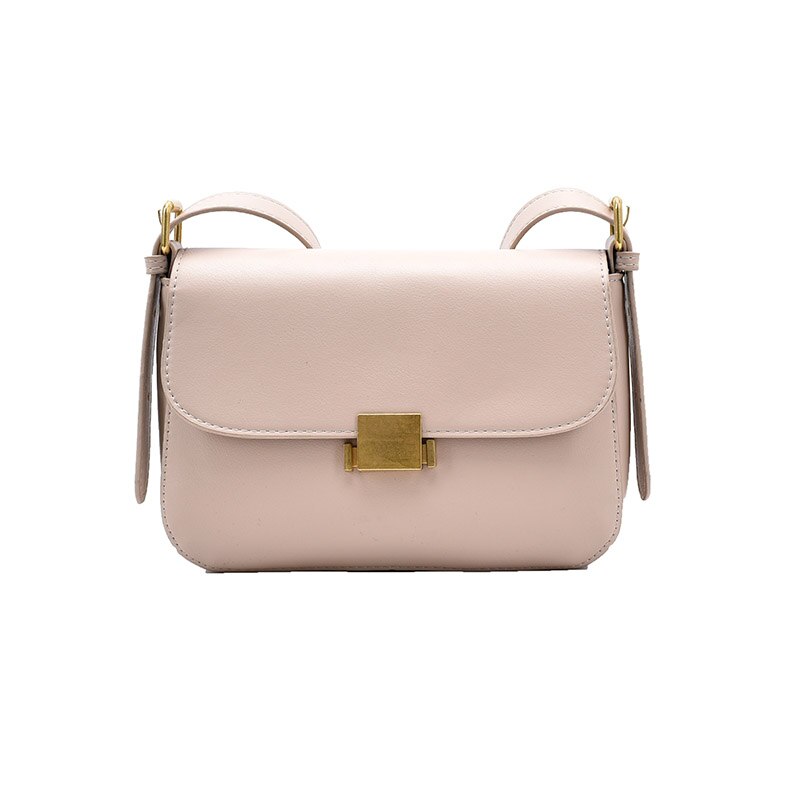 Zachte pu leren crossbody tassen met klep voor dames, trendy crossbody handtas voor meisjes, trendy schoudertas voor dames met merknaam: Khaki