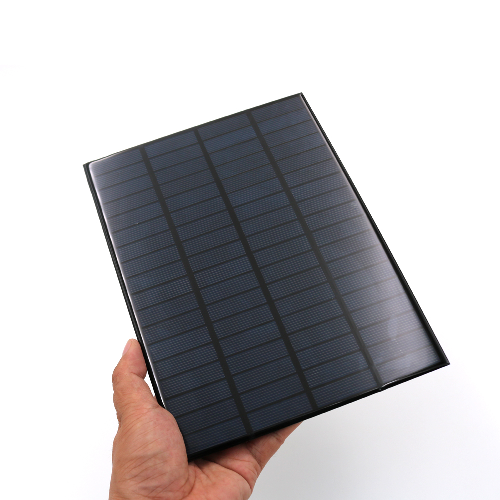 18V 5W Zonnepaneel Mini Zonnecellen Diy Voor Licht Mobiele Telefoon 12V Batterij Speelgoed Opladers Draagbare Studie