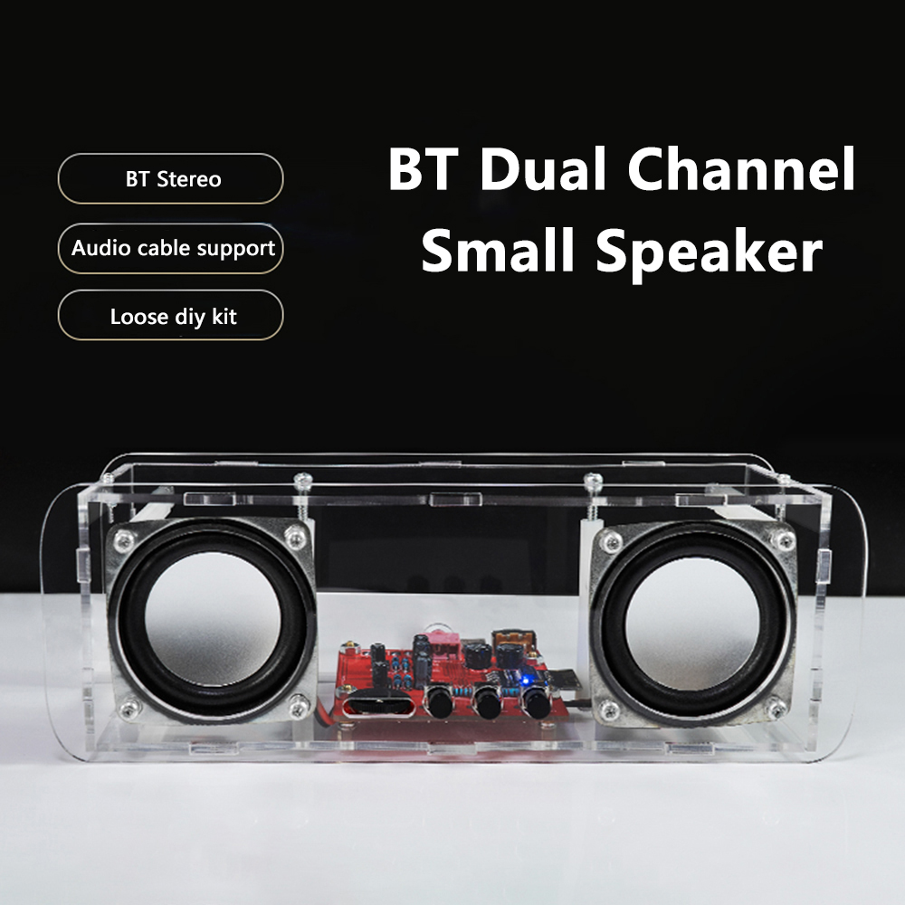 kit altoparlante Bluetooth fai-da-te Progetto di saldatura USB mini amplificatore Audio stereo domestico kit elettronici fai-da-te per la pratica di saldatura