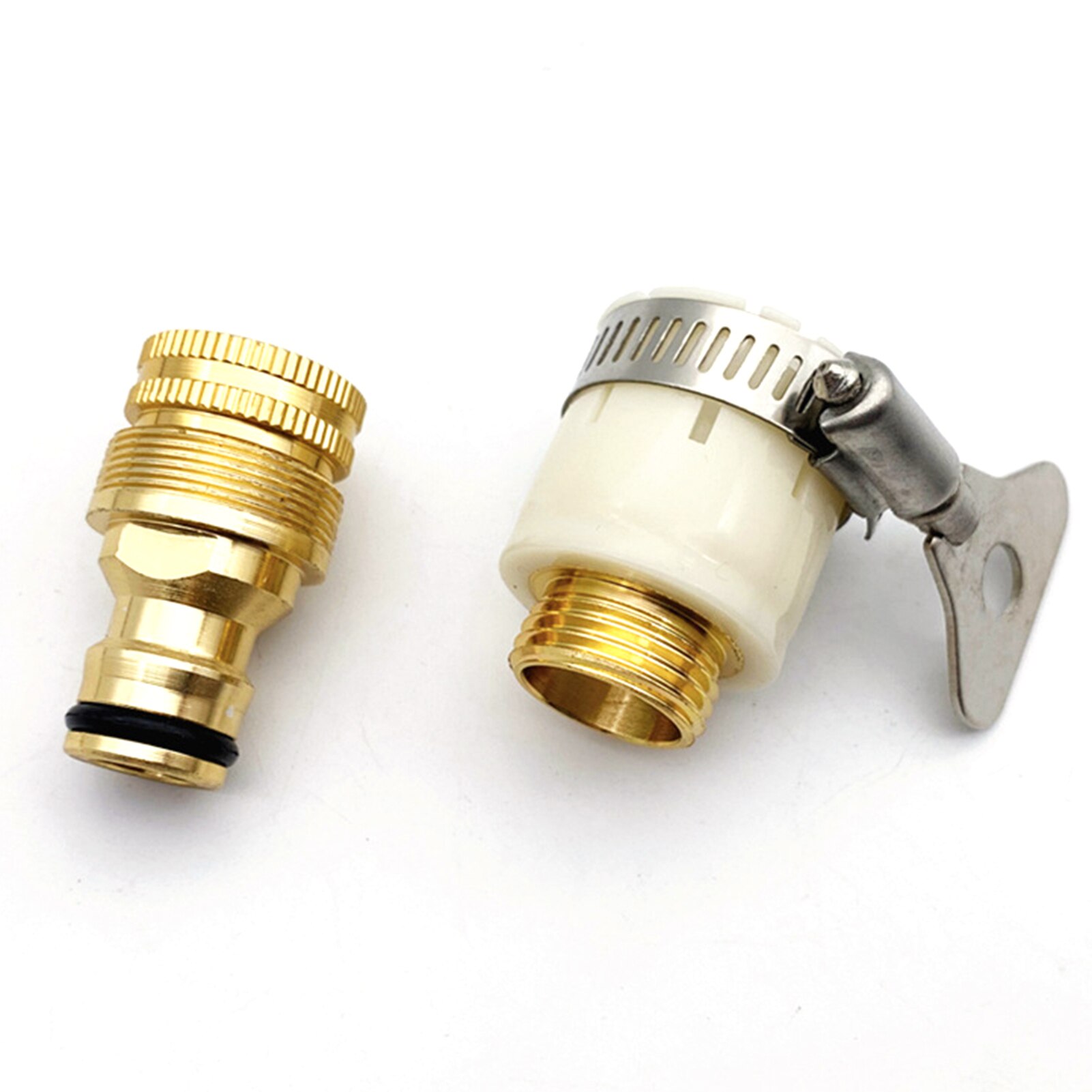 15mm-23mm Universal Kitchen Hose Adapter Metal Faucet Connector Mixer Hose Adapter Tube Joint Fitting Garden Watering Tools