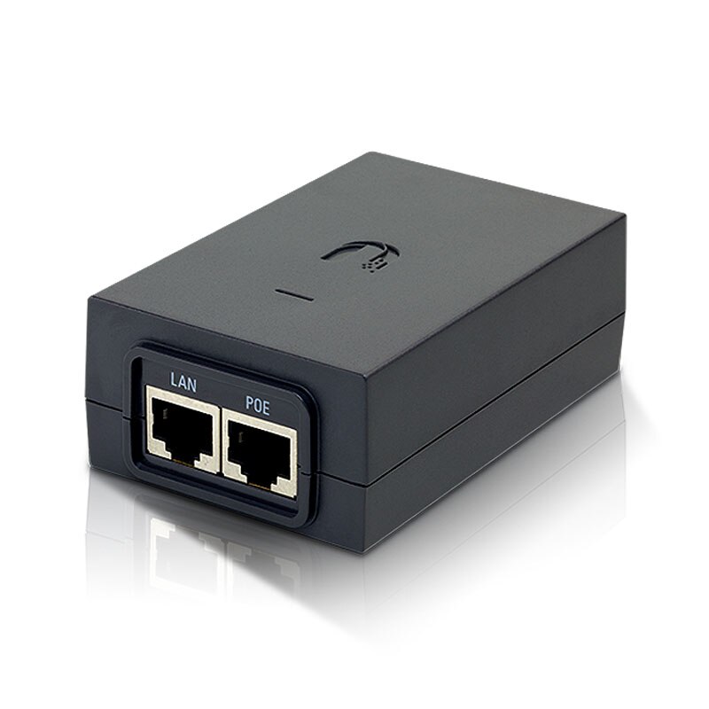Ubiquiti POE-24-24W-G PoE Adapters Power 2x10/100/1000 Mbps Ports, Support passive PoE