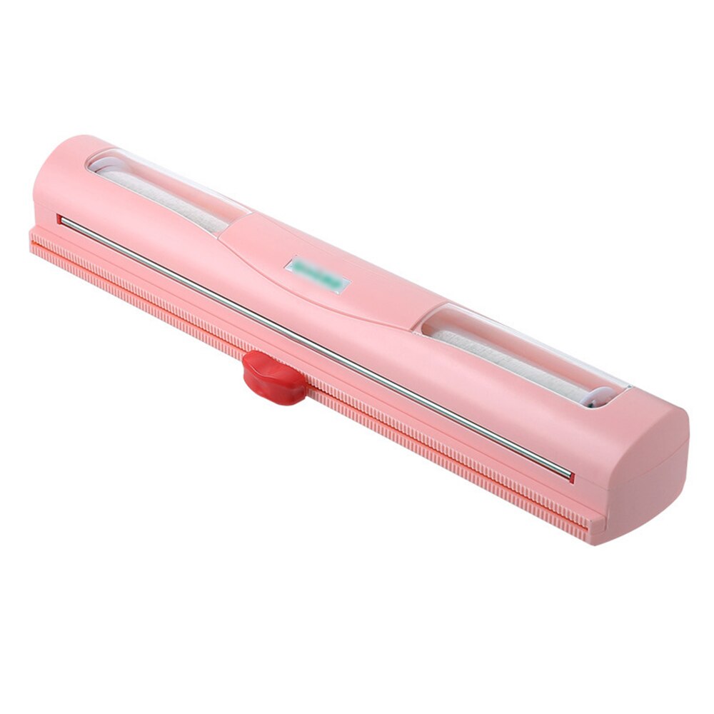 Vershoudfolie Snijder Papieren Handdoek Houder Keuken Film Wrap Dispenser Plastic Sharp Cutter Folie Aluminium Papier Rolhouder Keuken: Roze