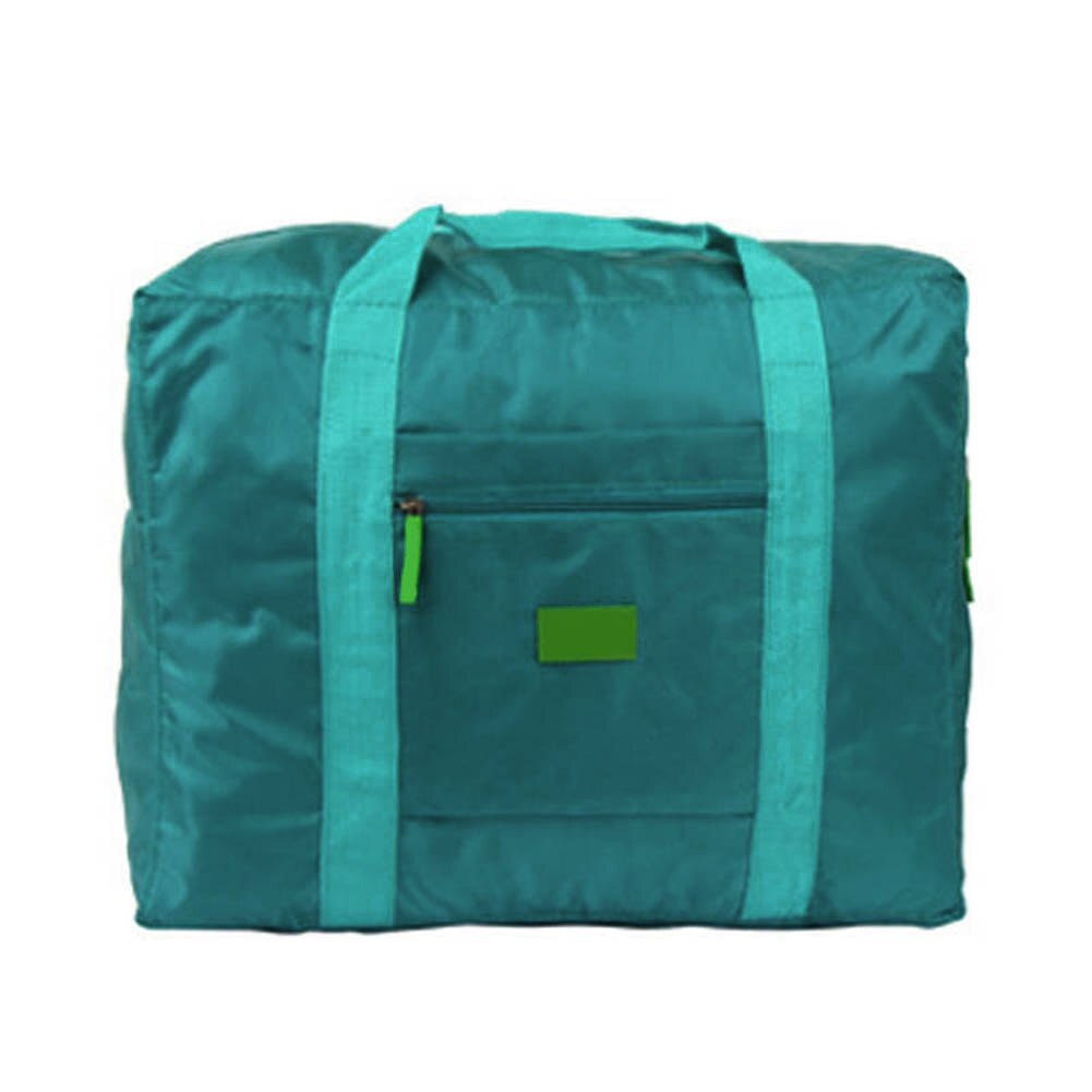 Waterproof Nylon Folding Foldable Home Travel Package Men Women Storage Bag SMR88: Blue Green