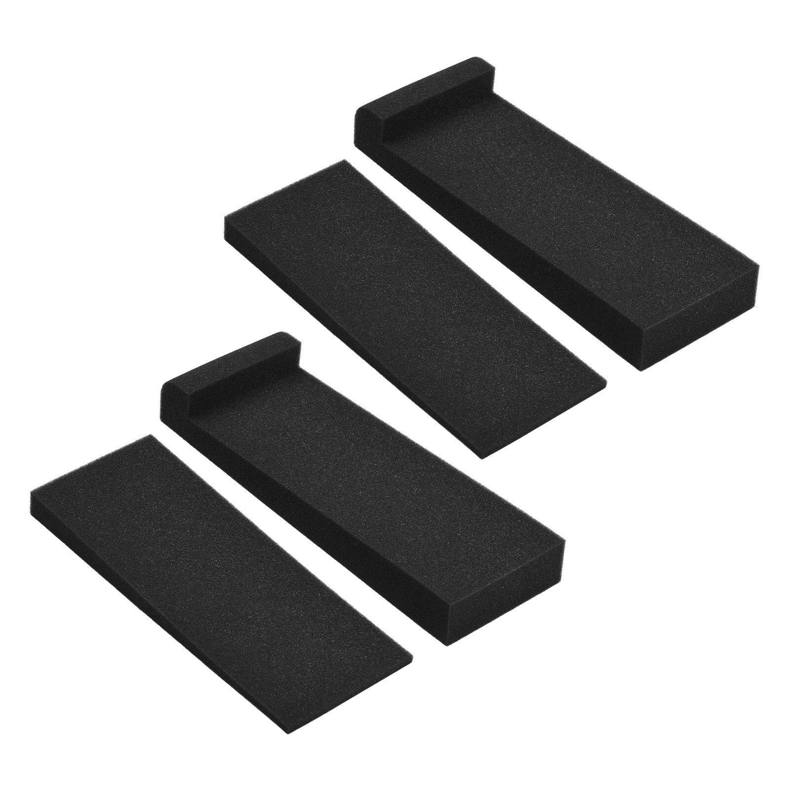 2 Packs High Density Acoustic Isolation Foam Isolation Pads 30 * 27cm Usable Area for Studio Monitor Speaker: 27 X 10cm