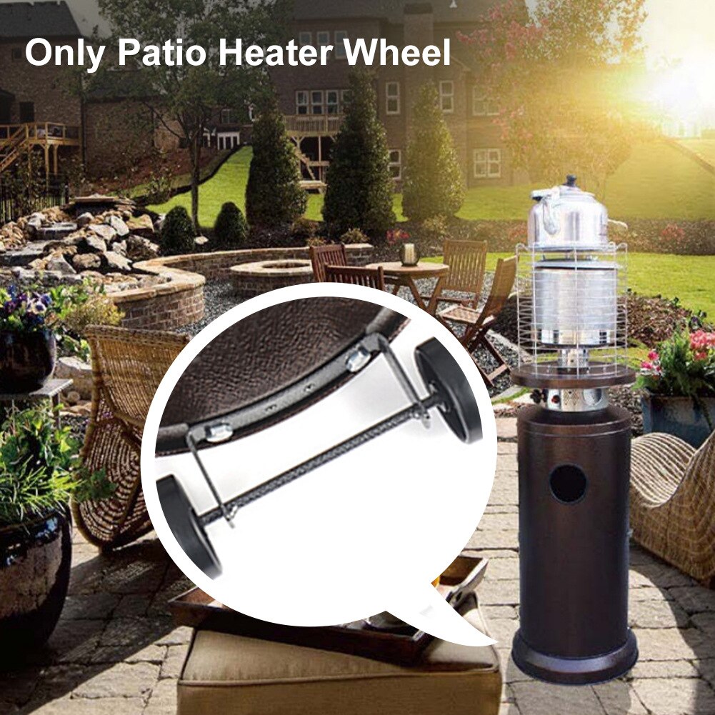 Universal- Terrasse Heizung Rad Bausatz, Propan Gas Terrasse Heizung Ersatz Räder, Bewegliche Rad einstellen Terrasse Heizungen Teile