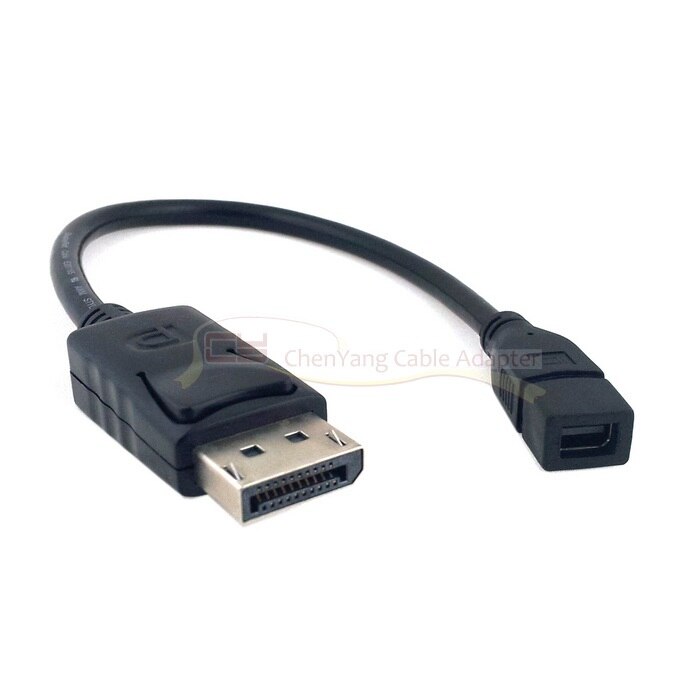 Xiwai DisplayPort DP Male to Mini DP DisplayPort Female Cable for Displays HDTV Monitor 20cm