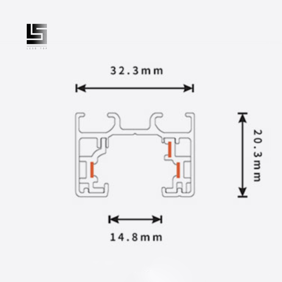 Track Rail 1 m Spoor Licht Montage Aluminium 1 meter 3 draad Connector Systeem Tracks Armatuur zwart wit Universal Rails