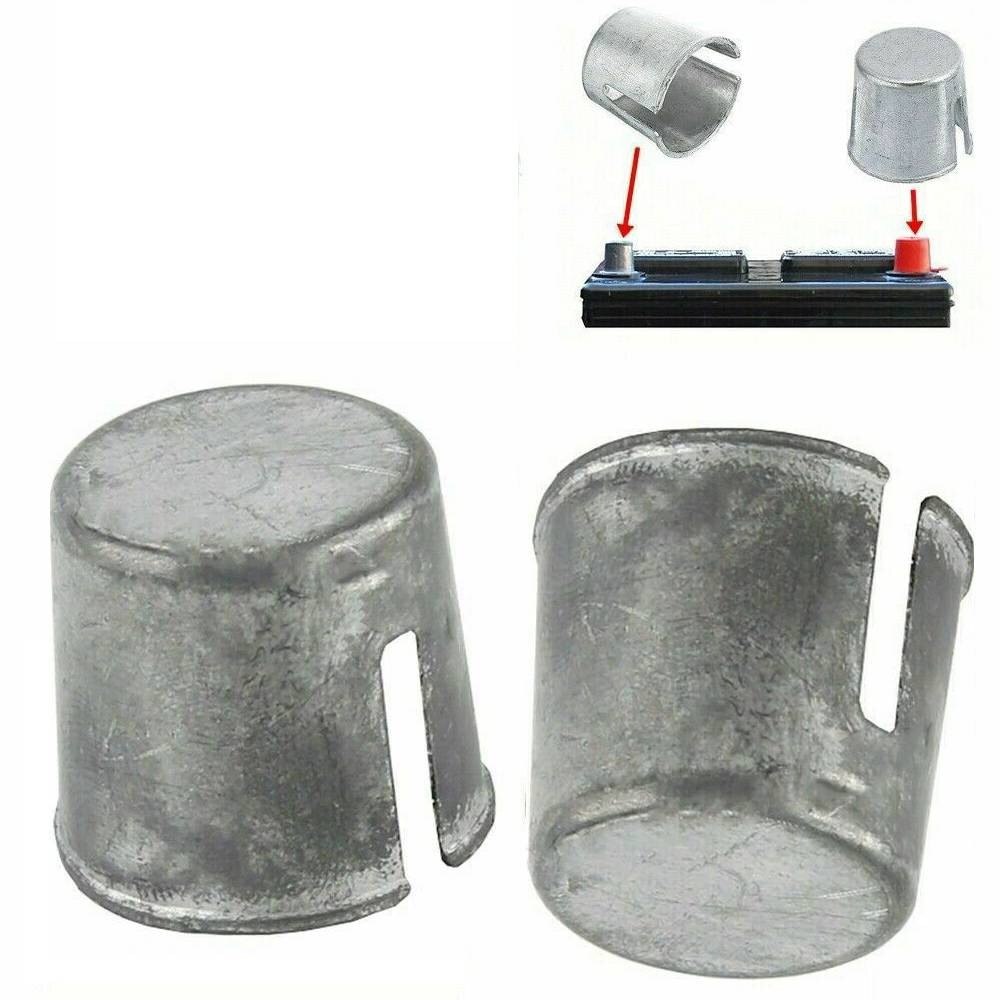 2X Car Battery Terminal Converters Positive Negative Post Electrical Components Repair Shims Worn Loose Posts Replacement Shims