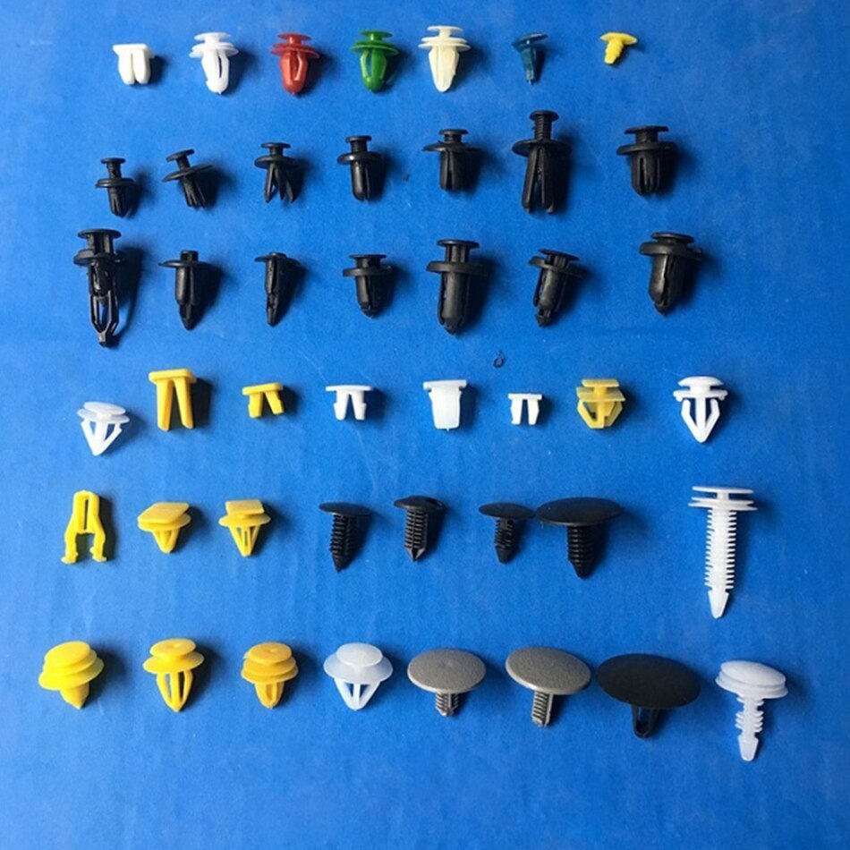 300pcs/set car Bumper Fastener Clamp Auto mixed plastic clip Cars Door Panel Fender Liner Rivet Clips Automobile Series Fastener