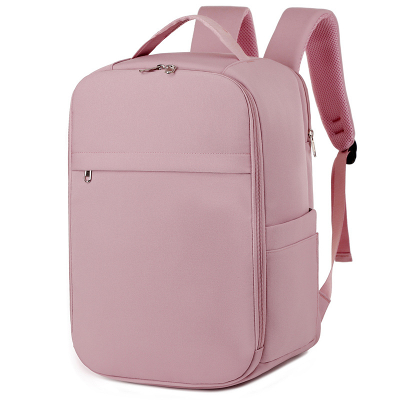 Men Women Hand Luggage Backpack 40x20x25 Cabin Bag Lightweight Aeroplane Carry-Ons Travel Backpack Waterproof Laptop Backpack: Pink