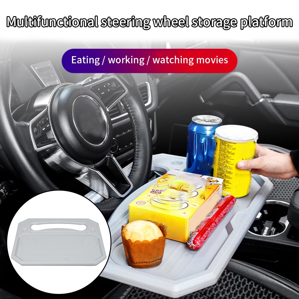 Draagbare bureau auto laptop lade mobiele telefoon notebook standaard achterbank bord eten drinken auto interieur service bord computer houder