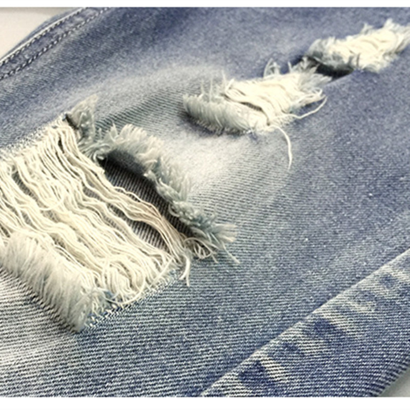 Pantalon en jean troué pour enfants, pantalon en denim déchiré pour enfants, pantalon étudiant pour garçon et fille de 3-10 ans, porter dwq 295