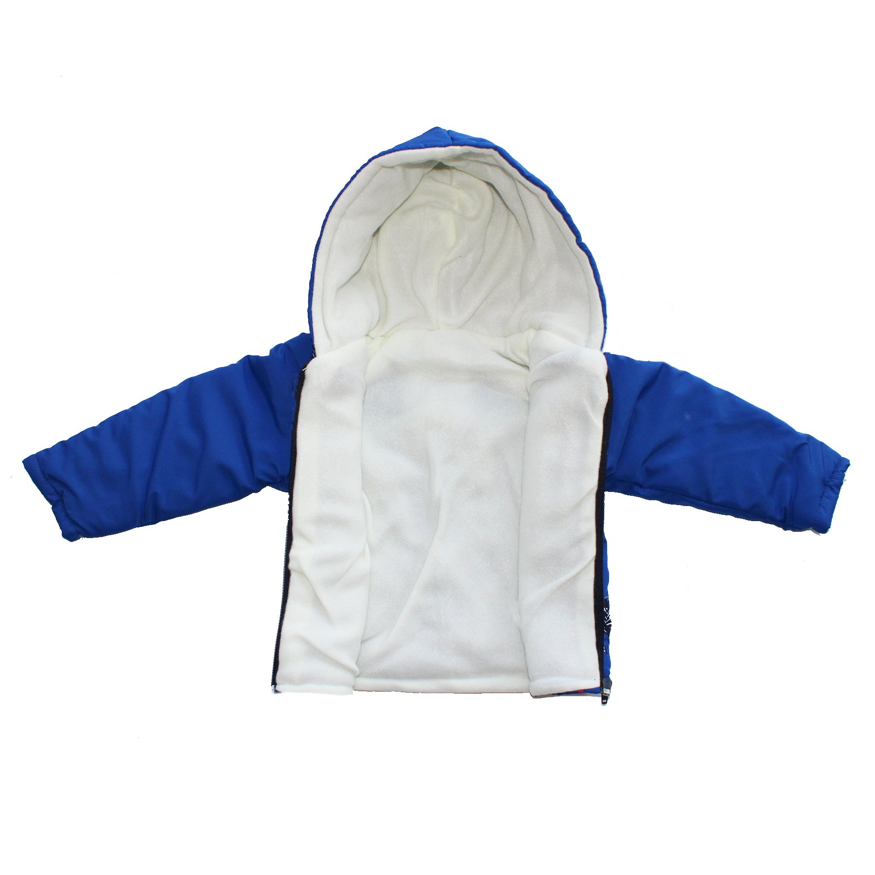 Blauw Jipli Aap Patroon Mannelijk Kind Jas