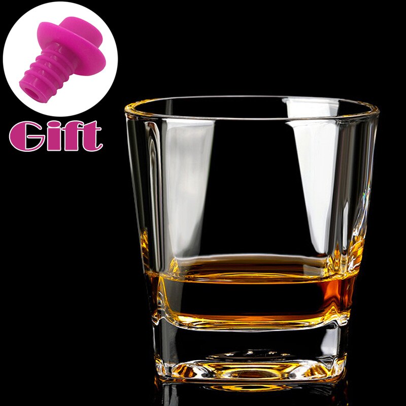 European style whiskey glass home glass wine glass crystal wine glass bar spirit glass beer glass wine set good: A