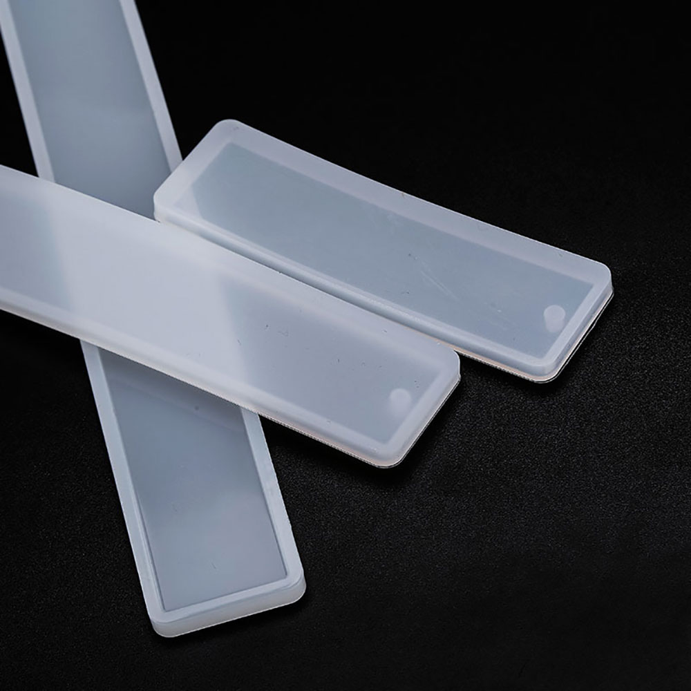 Silikon Quaddel Rechteck Silikon Lesezeichen bilden DIY Lesezeichen Formenbau Epoxid Harz Schmuck DIY Handwerk Silikon transparent bilden
