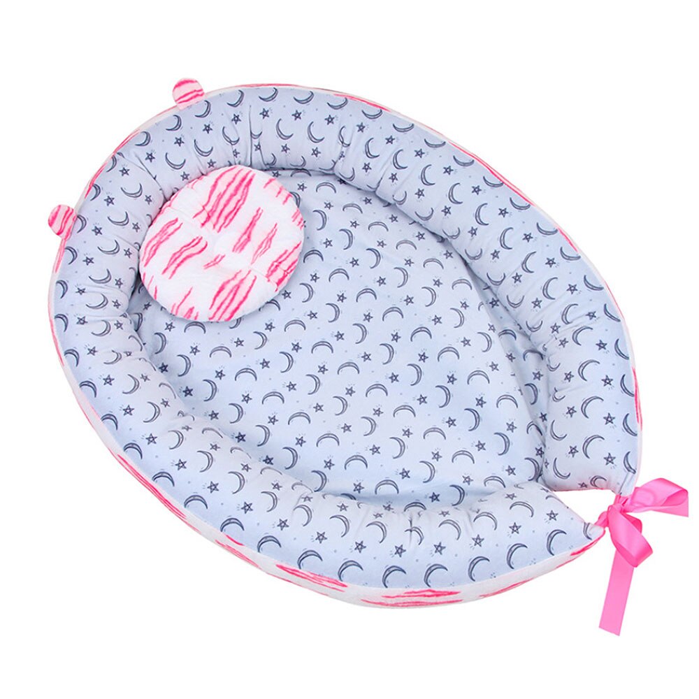 baby bassinet solseng pustende hypoallergenic seng seng bomull barneseng: Oransje