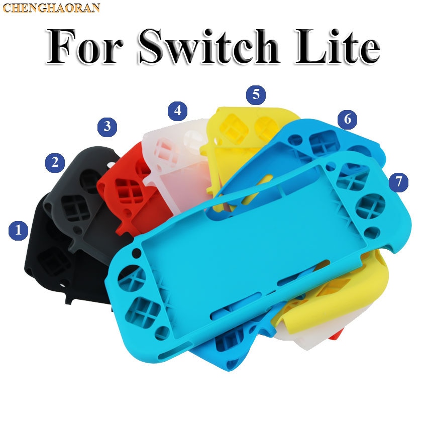 ChengHaoRan 1pc Silione Soft Case Voor Nintendo Schakelaar Lite Beschermende Cover Case Voor Nintend Schakelaar Mini NS Console shell