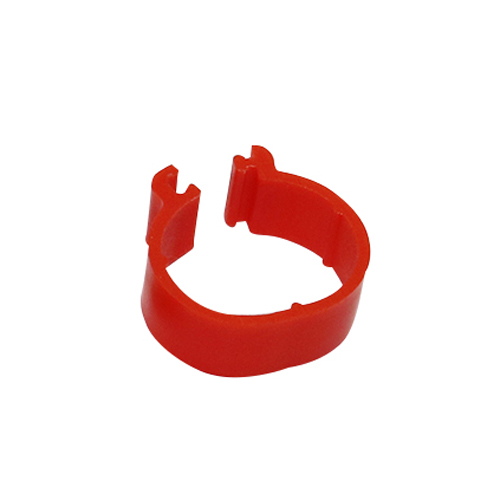 7 Kleuren Kip Voet Ring Binnendiameter 1.6Cm Plastic Gesp Soort Clip Ringen Kip Eend Gans Vogels Voeden Benodigdheden 210 Pcs: Rood