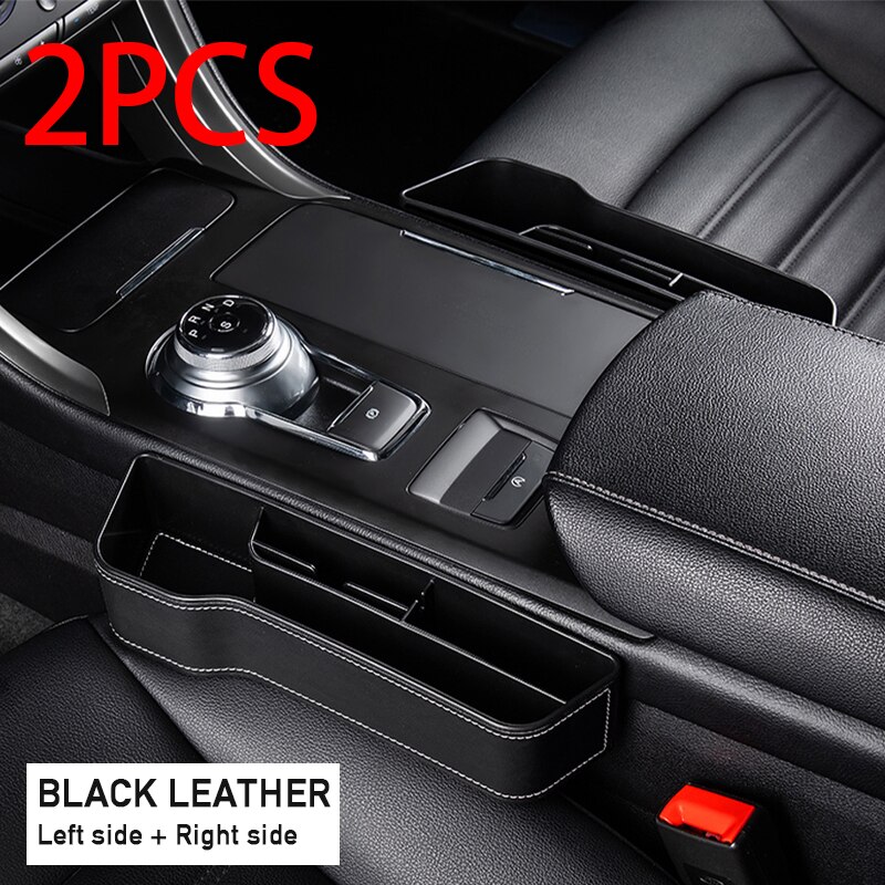 Gadget Voiture Organisateur Voiture 2 Pièces - Range-toi Côté Siège Auto, Pratique Et Solide ! Sac Filet Voiture