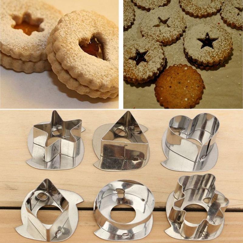 Creatieve 7 Stks/set Chocolate Candy Cookie Candy Zeep Hars Siliconen Bakvormen Mold Cutter Huishoudelijke Bakken Keuken Accessoires