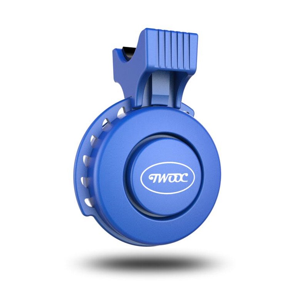 Waterproof With Box TWOOC USB Rechargeable Bike Bell 120dB Handlebar Bicycle Horn Alarm for Cycling Road Bike: Blue