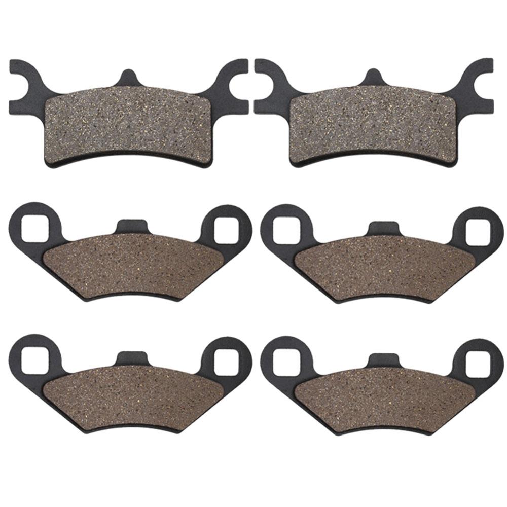 Cyleto-pastillas de freno delanteras y traseras para motocicleta, para POLARIS 500 Scrambler 500 4x4 2005: Front and Rear