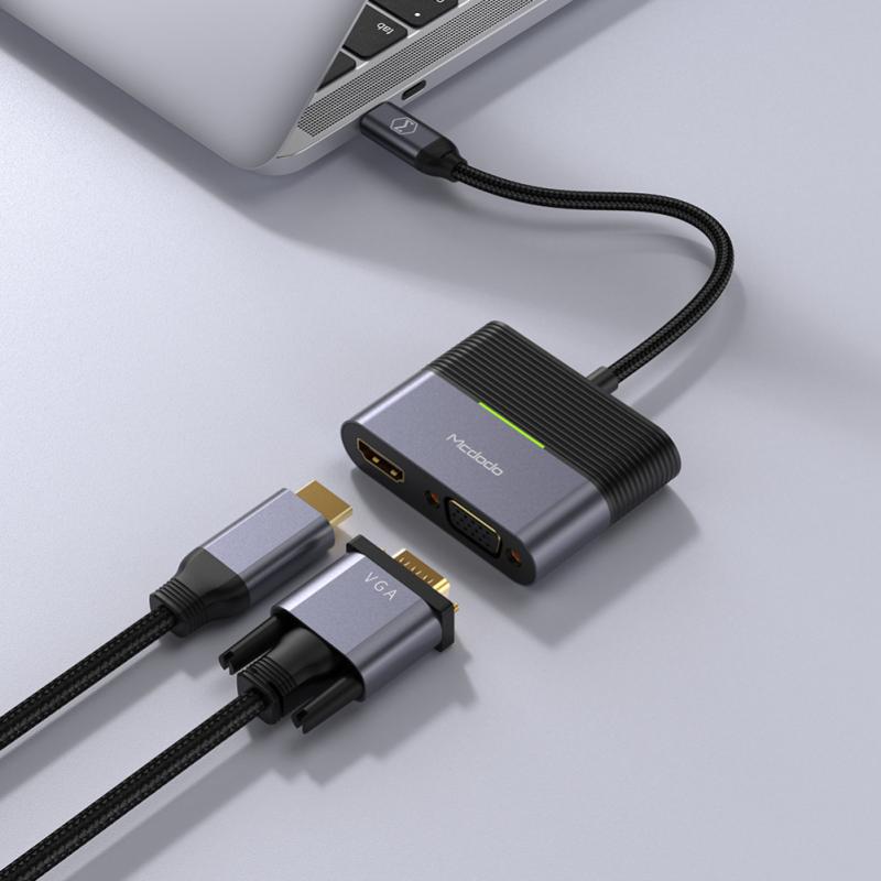 4k usb type c til Dobbel hdmi kvinnelig 100w pd hurtiglading kontor tilleggsadapter hdmi omformer til macbookpro samsung  s9