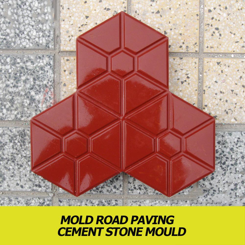 Garden Paving Mold Hexagon Concrete Paving Brick DIY Walkways Path Maker