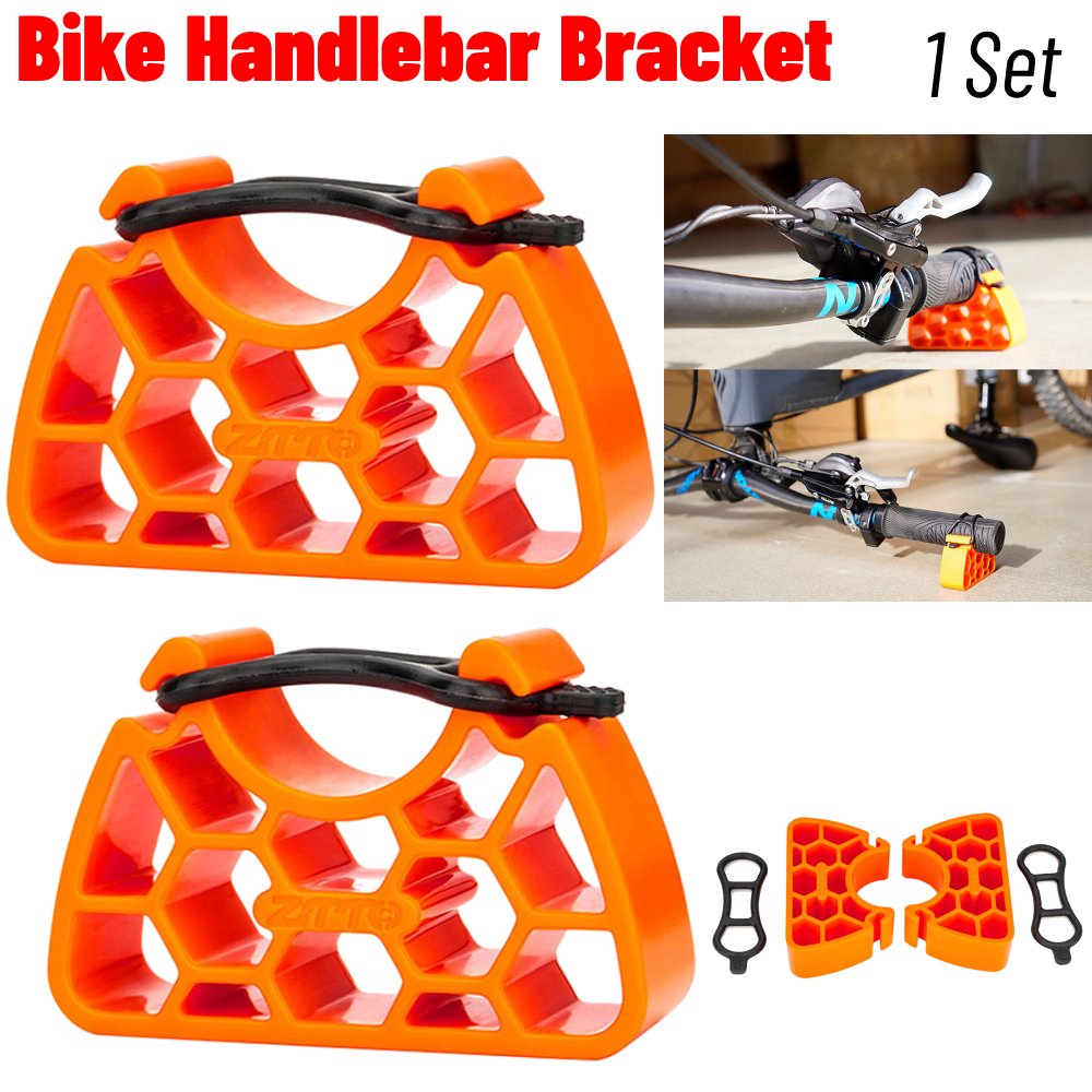 Ein Paar Fahrrad-Lenkerständer zum Aufstecken, Stabilisator für umgekehrtes Parken, stabile MTB-Wartung, Fahrrad-Reparatur-Werkzeug, passend für 30–34 mm